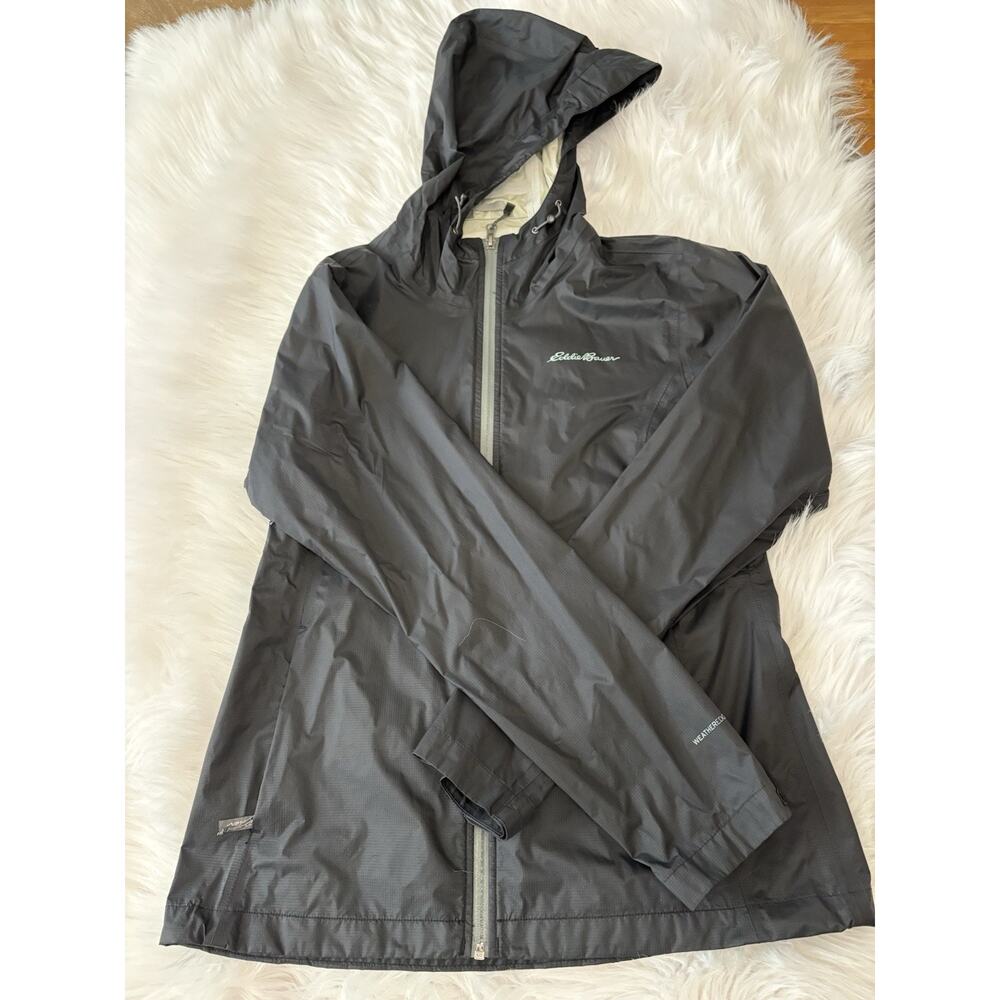 Eddie Bauer Women's Hooded Rain Jacket Size Small Spring - Picture 1 of 13